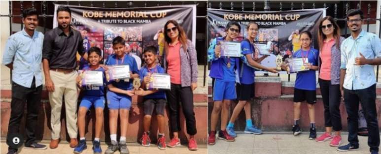Trained Winners of Kobe Memorial Cup U12 Boys & U14 Girls Basketball team